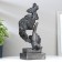 Souvenir Polystone "Male Face - Silence" Blaged Copper 34x12x11 cm