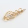 Hair hairpin "Clever", 6 x 2 cm