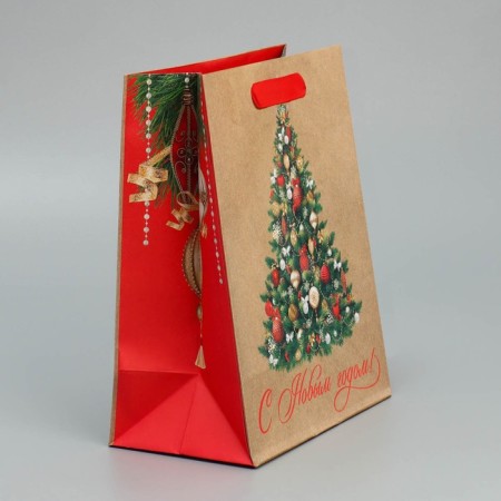 Craft vertical “Christmas tree”, MS 18 x 23 x 10 cm, New Year-2