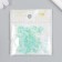 Glass 8/0 "Matte translucent. Green melange" 10 g