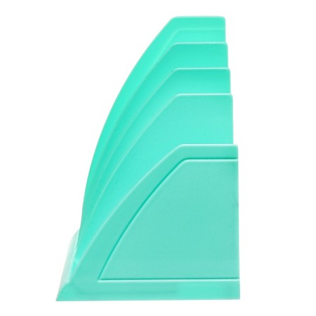 Vertical papers, 6 departments, Erichkrause "Regatta Pastel Bloom", Green-3