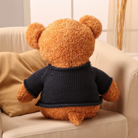Soft toy "Bear", in a knitted sweater, 75 cm-3