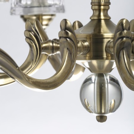 Amanda chandelier, size 80x88x80 cm, 320W 8xe14 IP 20-9