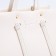 Bag Female Tout with zipper, white color