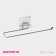 Holder for towels on Velcro of Dolyan, 27 × 7 × 7 cm, chrome color