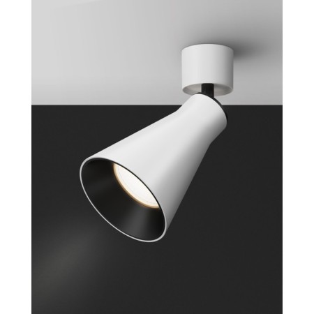 Technical C061CL-01W, GU10, 1x10 W, 80x80x150 mm, white lamp-1