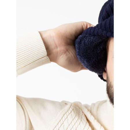 Male hat, size 52-56, dark blue color-2