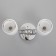 Aleta chandelier 2x40W E27 Chrome Model: 2800430