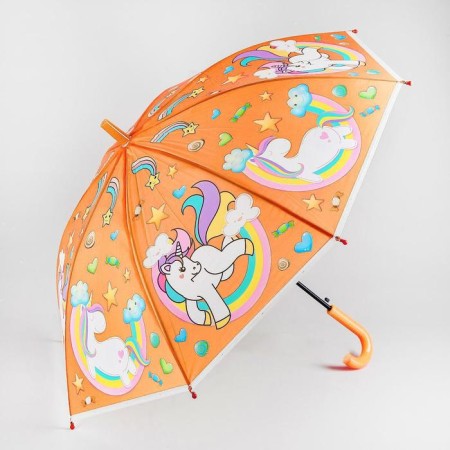 Children's umbrella "Unicorn" 80 × 80 × 65 cm, color mix-5