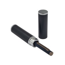 Switching handle, 1.0 mm, BrunovisConti firenze, blue rod, metal case Soft Touch Blue, in a tube
