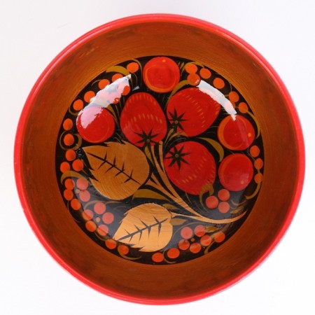 Пиала, 13х7 см, 300мл, хохлома-1