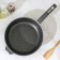 Granite pan, d = 26 cm, plastic handle, anti -stick coating, gray color