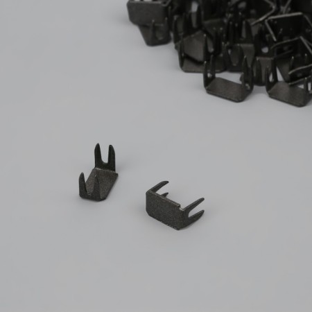 Lower limiter for lightning, metal, No. 8, 500 ± 20 pcs, black nickel color-1