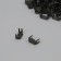 Lower limiter for lightning, metal, No. 8, 500 ± 20 pcs, black nickel color