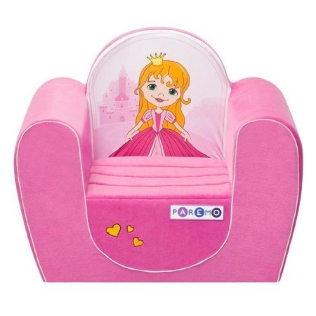 Game chair "Princess", pink color
