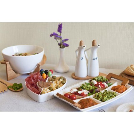 Menzhitsa ceramic 2 cells "Estet", 6 skewers in the kit-7