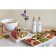 Menzhitsa ceramic 2 cells "Estet", 6 skewers in the kit