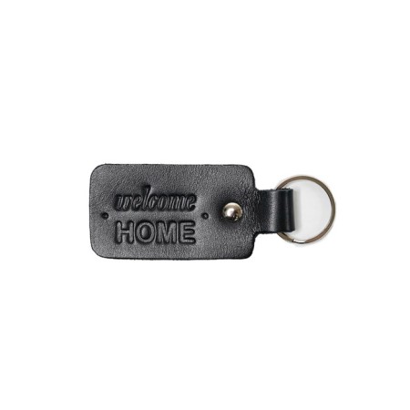 Key key, genuine leather, 35x75x2 cm, black