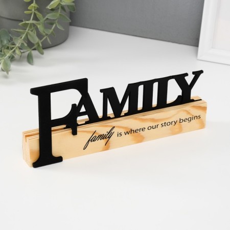 Souvenir tree "Family - History" 3x24.5x10 cm-3