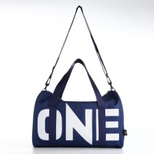 Female sports bag, textura, small size, blue color