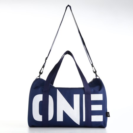Female sports bag, textura, small size, blue color