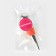 Circle for a bottle ICE, 9 cm, red color