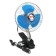 Avs Comfort 8043, 12 in 6 ", metal, silver car fan
