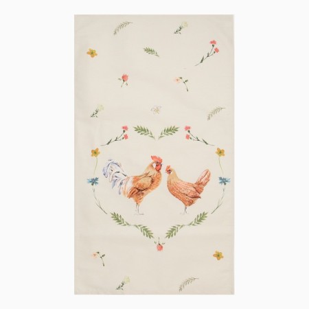 Ethel towel Hen Love 40x73cm, 100% HL, sarzha 190 g/m2-1