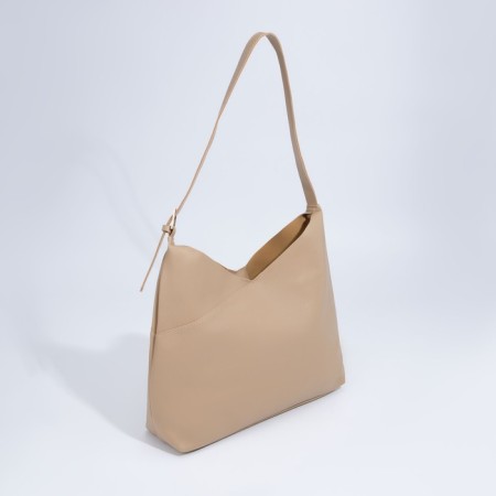 Magnet bag bag, lightning cosmetic bag, beige color-2