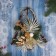 Decoration Christmas tree "openwork branch on the bell" 31x26 cm