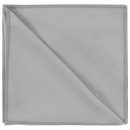Microfiber towel, size 50x120 cm, gray color-3