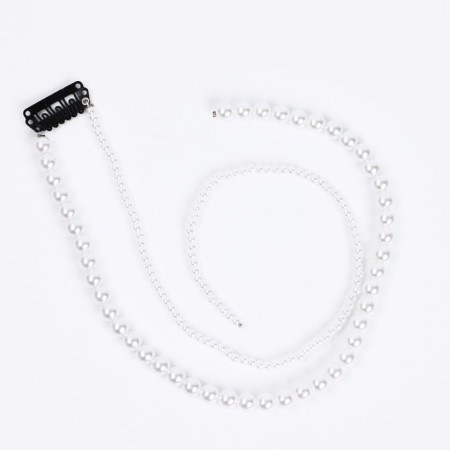 Hairpin strand with a Christmas pearl "The dearest", for the New Year, 7 x 6.4 cm-3
