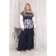 Women's tunic, size 54, blue color