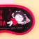 Bilateral sleep mask “When I sleep”, 19.3 x 9.5 cm, black color is white