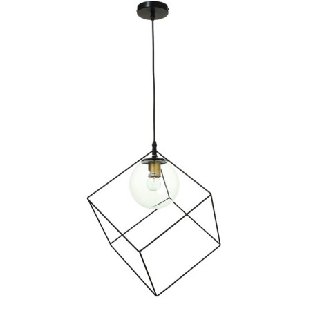 Lamp Bayerlux 2467/1bk E27 40W Black 25x25x25-125 cm