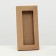 Box for tiles of chocolate, craft, window, confectionery packaging, 18 x 9 x 1.4 cm set 5 pcs