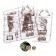 3D puzzle "Tower", crystalline, 24 details, light effect, color mix