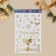 Vinyl stickers with foil "holiday", 30 x 50 cm, new year