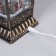 LED figure "Lantern with a house" 12 × 24 × 12 cm, plastic, AAX3 batteries (not complete), USB, glow warm white