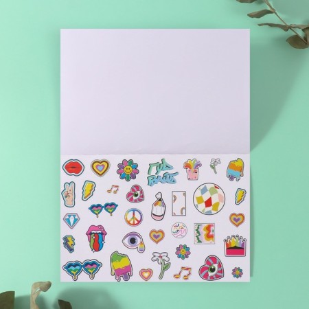 Stickers in the book "Danger!" + 3 backgrounds 20.7x14.2 cm-9