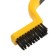 A set of brushes of metal tundra, two -component handles, large, 3 pcs.