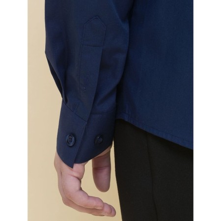 Hotgog shirt for boys, height 122 cm, dark blue color-6