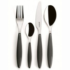 A set of Guzzini Cutlery Feeling cutlery, 24 objects, gray color