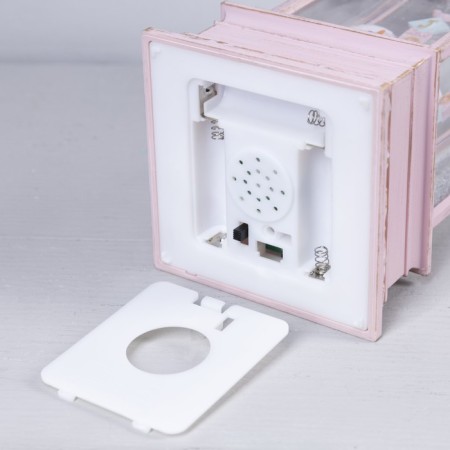 LED figure “Lantern with a snowman” 10.5 × 28 × 10.5 cm, plastic, AAX3 batteries (not in the kit), USB, glow warm white-3