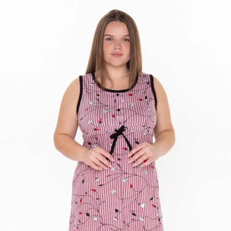 Sarafan female, pink, size 48-1