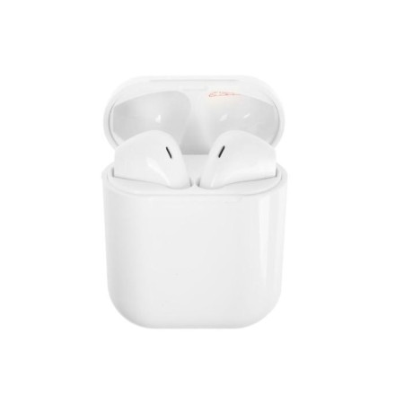 Wireless headphones Luazon i12, TWS, BT 5.0, 35/300 mAh, sensor, glossy, white-2