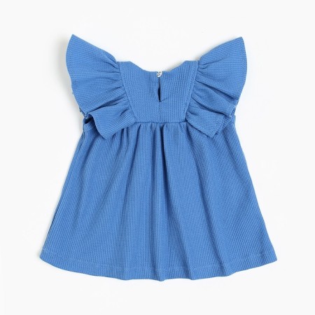 Платье Крошка Я BASIC LINE, рост 62-68 см, синий-4