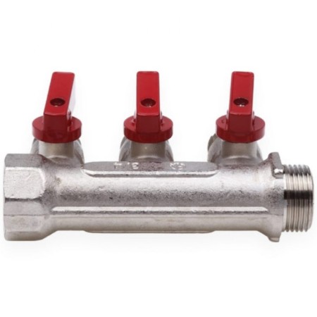 Aqualink threaded manual, 3/4 "x3/4" x1/2 ", internal/outer, 4 outputs, with balloons. Taps-5