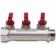 Aqualink threaded manual, 3/4 "x3/4" x1/2 ", internal/outer, 4 outputs, with balloons. Taps