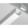 Profile aluminum overhead ambrella Illumination alum Profile, GP1750wh, 2000x12x15.7 mm, white, matte divet